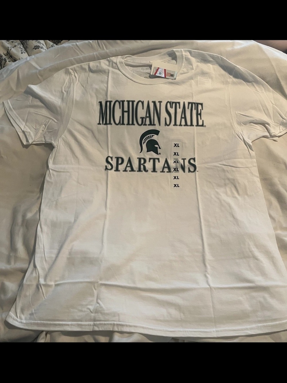 Michigan State Spartans Graphic Tee - White